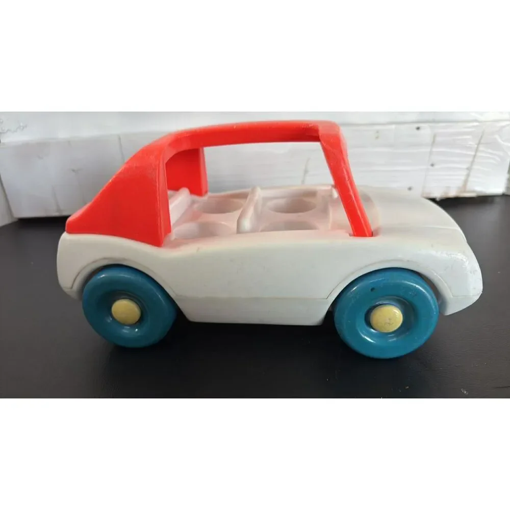 Vintage Little Tikes Toddle Tots Family  Car 1980's Toddler Toy